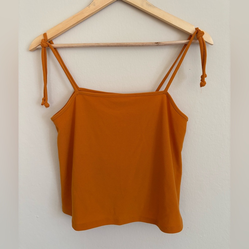 Bar III Burnt Orange/Yellow Top